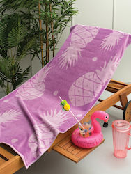 Palamaiki Kids Beach Towel Pink 150x70cm