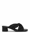 Casi Fabric Sandals Black