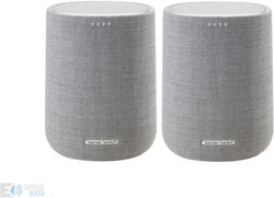 Harman Kardon Citation One MKIII Αυτοενισχυόμενα Ηχεία 2 Δρόμων με Wi-Fi & Bluetooth 40W (Ζεύγος) Γκρι