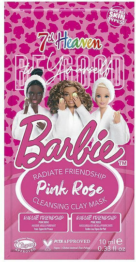 7th Heaven Barbie Pink Rose Gesichts- & Augenmaske 10ml