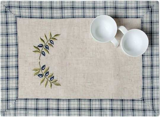 Silk Fashion Placemats Tesatura Bej 50x35cm 1buc