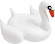 Sunnylife Kids Inflatable Ride On Swan with Handles White 160cm