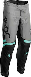 Thor Pulse Cube Καλοκαιρινό Ανδρικό Παντελόνι Motocross Black/Grey/Mint