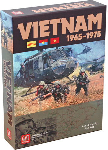 Board Game Vietnam 1965-1975 for 2 Players 12+ Years Old GMT Games