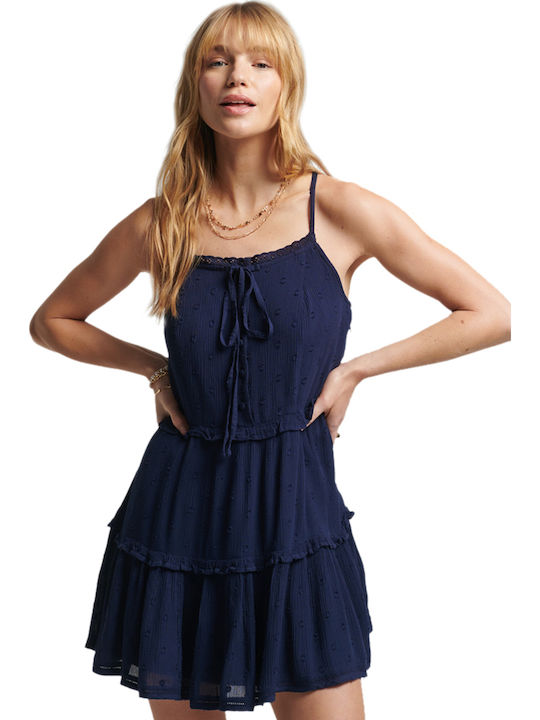 Superdry Ovin Vintage Καλοκαιρινό Mini Φόρεμα μ...