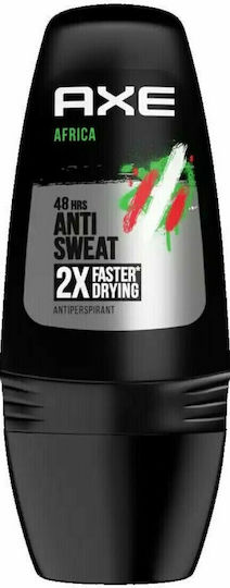 Axe Africa 48hr Anti Sweat Αποσμητικό 48h σε Roll-On 50ml