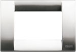 Vimar Classica Horizontal Switch Frame Silver 16733.34