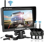 Podofo Wireless Car Reverse Camera with Screen and Night Vision Universal