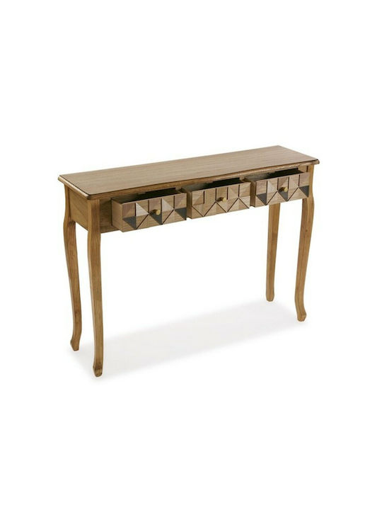 Elva Solid Wood Console Table L78.5xW30xH109cm