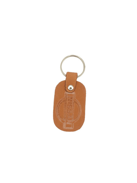 Keyring dark leather key ring NISSAN 6231-k