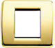 Vimar Rondo Vertical Switch Frame 1-Slot Gold 1...