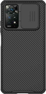 Nillkin Camshield Pro Umschlag Rückseite Silikon Schwarz (Redmi Note 11 Pro) 028824