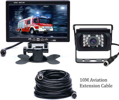 Podofo Car Reverse Camera with Screen and Night Vision Universal