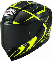 Suomy TX-Pro Advance Full Face Helmet with Pinlock ECE 22.05 1230gr Yellow Fluo KSTX0005XS