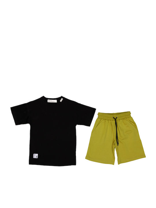 Set pentru copii cu șorturi Vară 2buc Negru