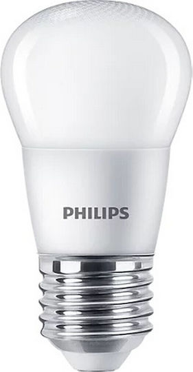 Philips Corepro Λάμπα LED 5W για Ντουί E27 και Σχήμα P45 Θερμό Λευκό 470lm