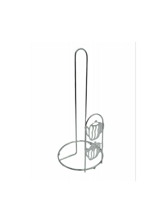 Metallic Paper Towel Holder Silver TY-001
