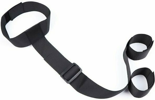 Dream Love Ohmama Fetish Enylon Collar With Back Wrist Restraints Κολάρο σε Μαύρο Χρώμα