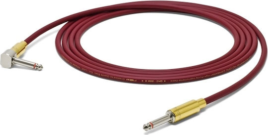 Oyaide QAC-222G LS Cable 6.3mm male - 6.3mm male 3m Κόκκινο (OY/EM/000139)