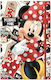 Gim Minnie Μπλοκ Σημειώσεων A6 με Λάστιχο Πολύχρωμο