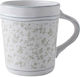 Laura Ashley Artisan Κούπα Κεραμική Λευκή 350ml