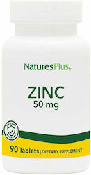 Nature's Plus Zinc 50mg 90 ταμπλέτες