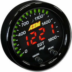 AEM X-Series Ψηφιακό Όργανο Πυρόμετρο Αυτοκινήτου 52mm 0-1800F / 0-1000C EGT