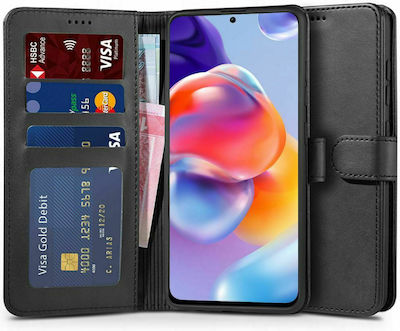 Tech-Protect Synthetic Leather Wallet Black (Redmi Note 11 ProRedmi Note 11 Pro+)