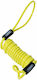 Abus Memo Cable Motorcycle Lock Reminder Cable in Yellow AB-CA-MEMOCABLE