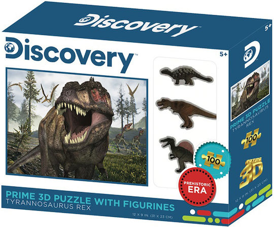 Kinderpuzzle T-Rex für 5+ Jahre+ Jahre 100pcs Prime 3D