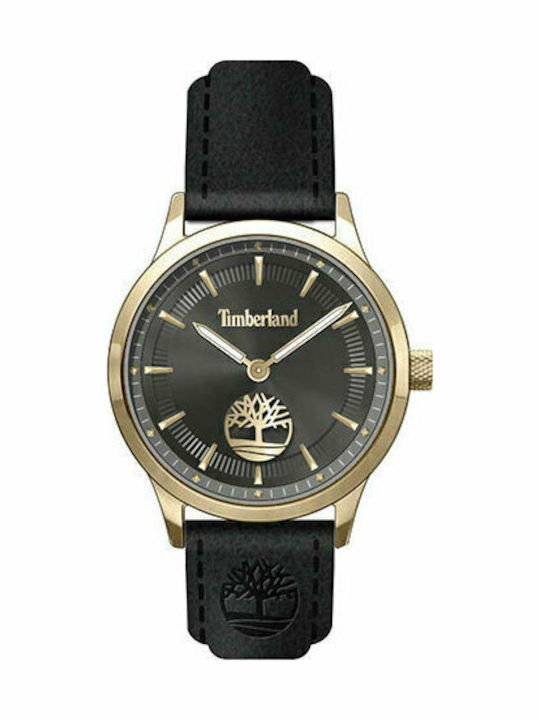 Timberland Damen Uhr mit Schwarz Lederarmband
