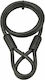Thirard Motorrad-Diebstahlsicherungsrolle mit Länge 120cm Motorradkettenschloss mit Bolzendurchmesser 10mm Schwarz Farbe