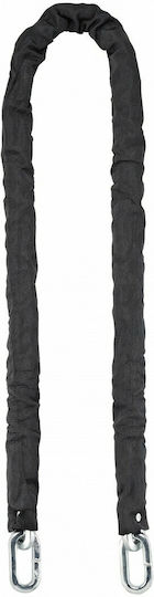 Thirard Motorrad-Diebstahlsicherungskette mit Länge 150cm Schwarz Farbe