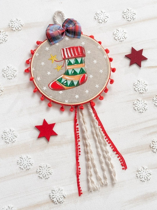 Weihnachtshänger Kugel Ornament Gray