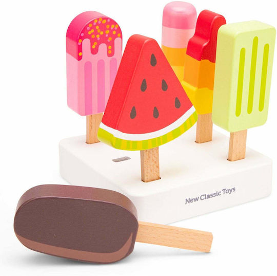 New Classic Toys Ice Lollies Made of Wood for 3+ Years 6pcs