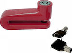 Disklock-Β Motorcycle Disc Brake Lock in Red