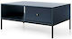 Polihome Funktionales Design Zentral Kaffeetisch Triplo Holz mit Schubladen Blau M103.5xL68xH46.2cm