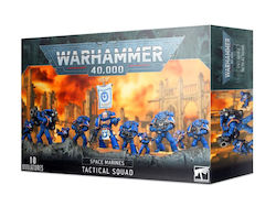 Games Workshop Warhammer 40.000 Space Marines Tactical Squad Figures 10τμχ Games Workshop Warhammer 40.000 Space Marines Tactical Squad Figures 10τμχ