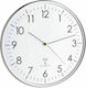 TFA Wanduhr Kunststoff White Ø33cm