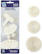 Sugar World Plastic Flower-Shaped Cookie Cutter 3pcs