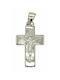 Mertzios.gr Cross with the Crucified from Silver