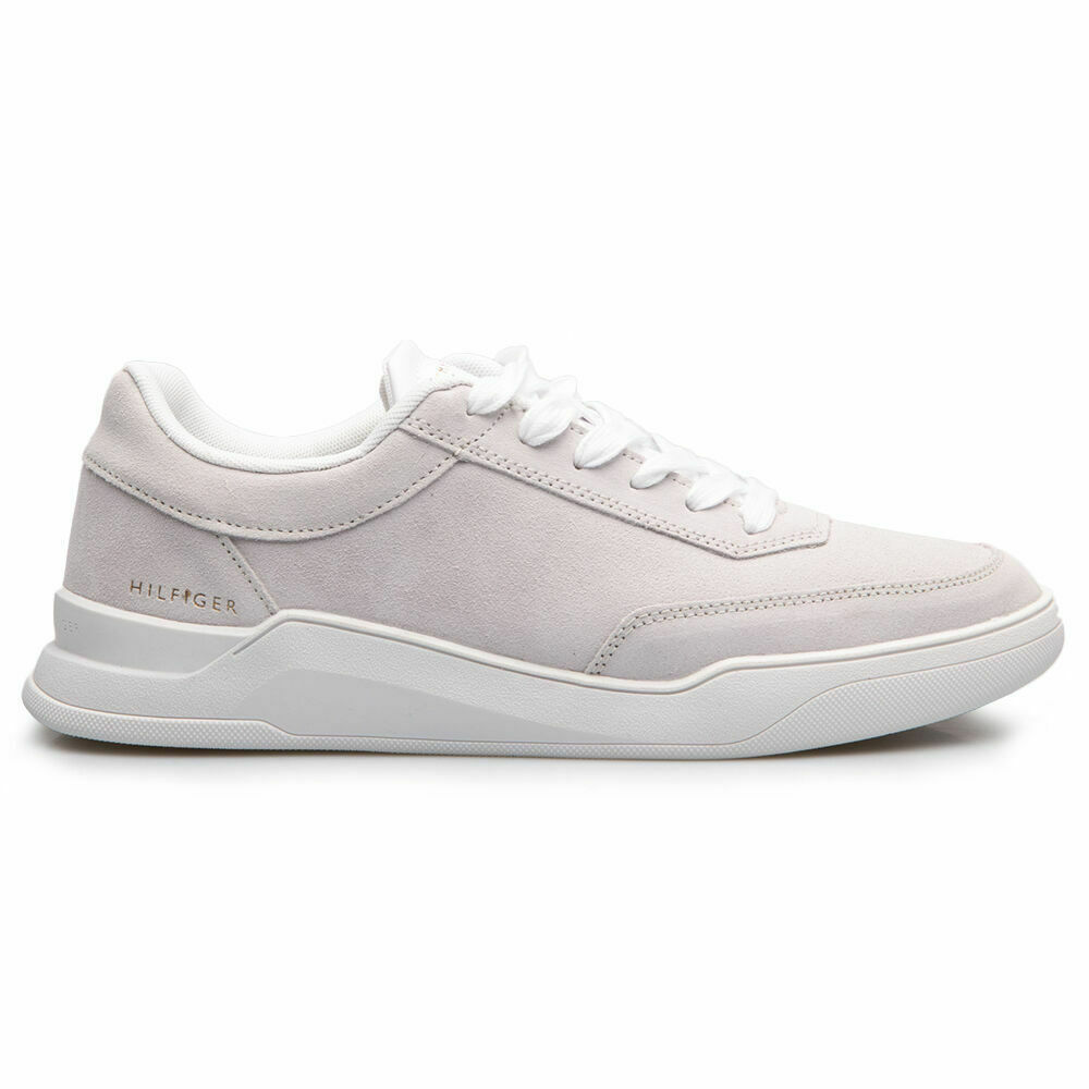 tommy hilfiger elevated cupsole suede