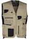 Cofra Expert Men's Safety Vest Beige