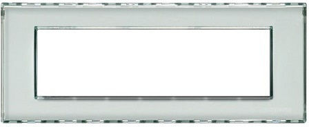 Legrand Living Light Switch Frame Horizontal Installation in Transparent Color Transparent LND4807KR