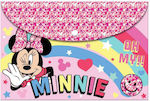 Diakakis Dosar cu Buton pentru Hârtie A4 Multicolorς Minnie Mouse