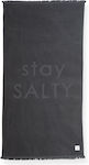 Nef-Nef Stay Salty Beach Towel Gray 170x90cm