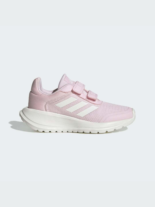 Adidas Αθλητικά Παιδικά Παπούτσια Running Tensaur Run 2.0 CF K με Σκρατς Clear Pink / Core White