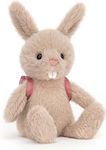 Jellycat Jucărie de Pluș Iepuraș με Τσαντούλα 22 cm