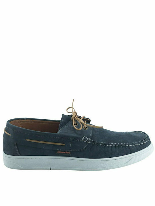 Commanchero Original Ανδρικά Boat Shoes σε Μπλε Χρώμα