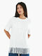 Replay Damen T-shirt Weiß